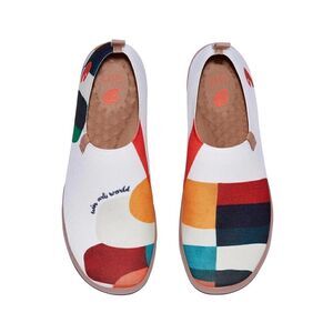 UIN Women's Walking Travel Shoes Casual Loafers (Hold that Color- Knitted)